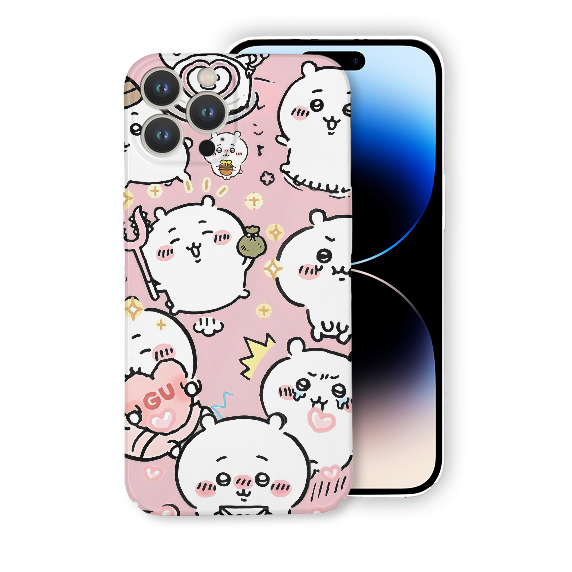 （画像用） ちいかわ Chii-kawa 【iPhone 14シリーズ対応】ハードケース